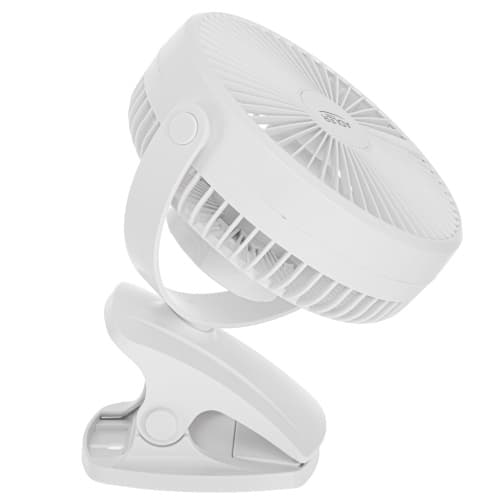 ADLER AD 7342 bel namizni ventilator s sponko, 15,5 cm, USB-C 2