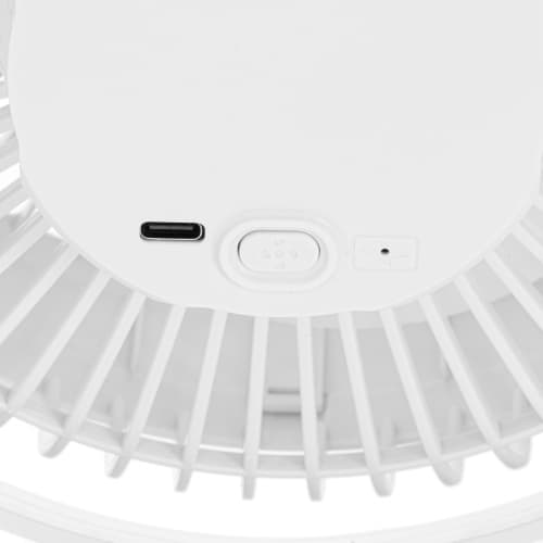 ADLER AD 7342 bel namizni ventilator s sponko, 15,5 cm, USB-C 4