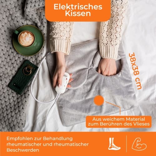 ADLER Električna blazina, siva 7