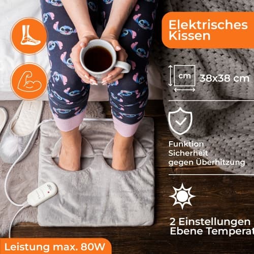 ADLER Električna blazina, siva 6