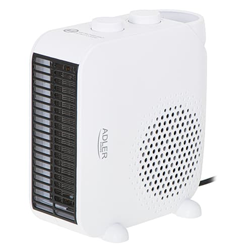 ADLER AD 7725 Grelec/ventilator, 2000W, bela