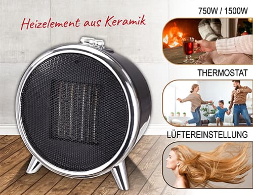 ADLER keramični grelnik AD 7742 (1500W) 7