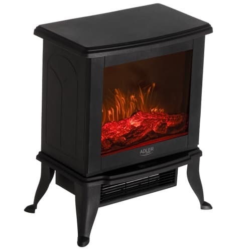 AD 7754 električni kamin, 2 stopnji gretja: 1000W/1800W, 3D efekt plamena 3
