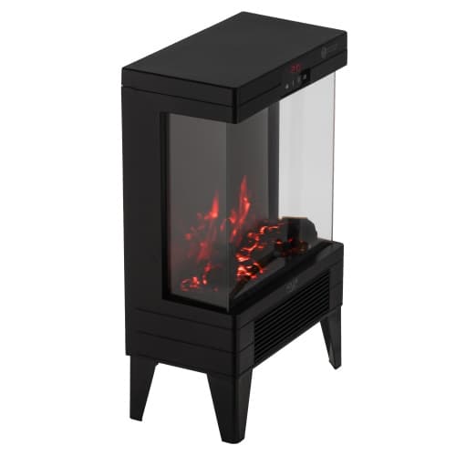AD 7755 električni LED kamin s pilotom, 3D efekt plamena, 2 moči gretja 3