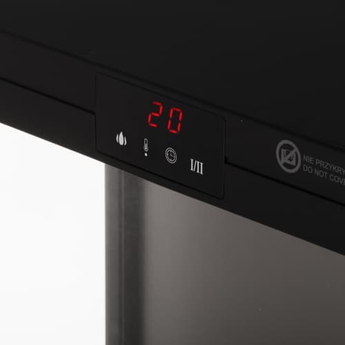 AD 7755 električni LED kamin s pilotom, 3D efekt plamena, 2 moči gretja 4