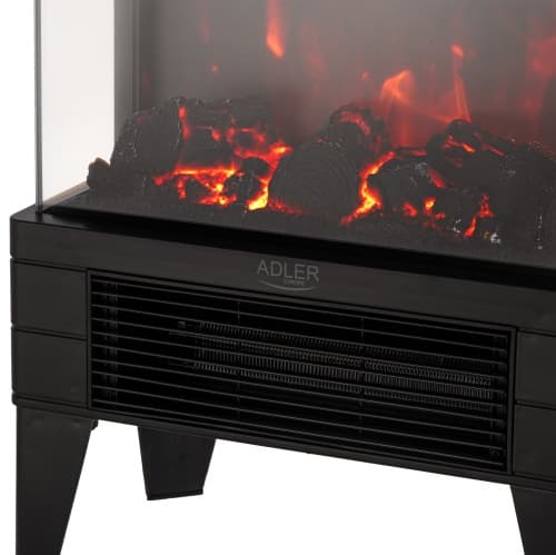 AD 7755 električni LED kamin s pilotom, 3D efekt plamena, 2 moči gretja 5