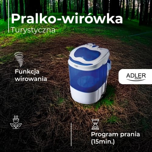 ADLER Turistična pralno-centrifugirna naprava 2