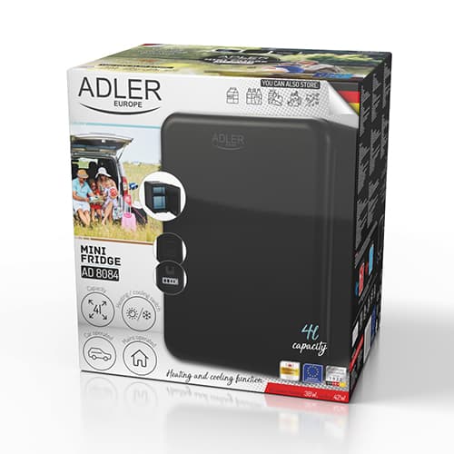 ADLER Mini hladilnik 4L (črn) - hlajenje & gretje 8