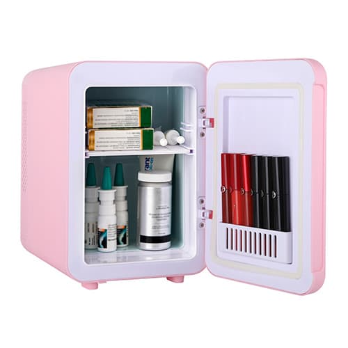 ADLER mini hladilnik 4L (hlad/grel), roza 8