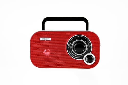 CAMRY CR 1140 Prenosni radio, FM/AM, rdeč