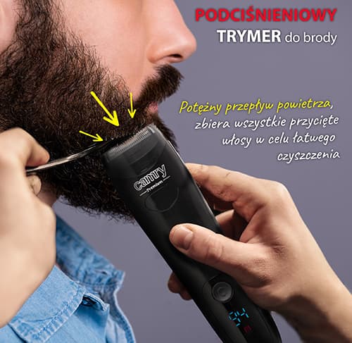 Camry CR 2833 Vakuumski trimer za brado 6
