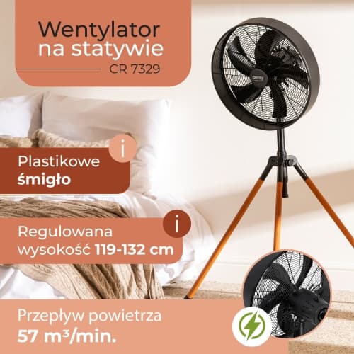CAMRY CR 7329 Stojalo ventilator loft 40cm 7