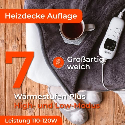 Camry CR 7418 Električna odeja, 160x120 cm, super mehka 4
