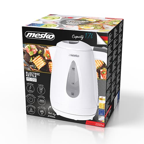MESKO MS 1261 G - plastični kuhalnik vode, 1,7 l, siv 6