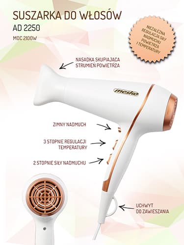 MESKO MS 2250 Profesionalni sušilnik las (2100 W) 8