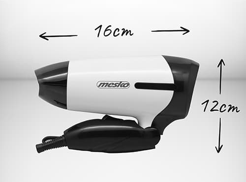 MESKO MS 2262 Potovalni sušilnik las (1000 W) 6