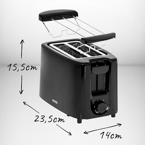 MESKO MS 3220 Toaster za 2 rezini 5