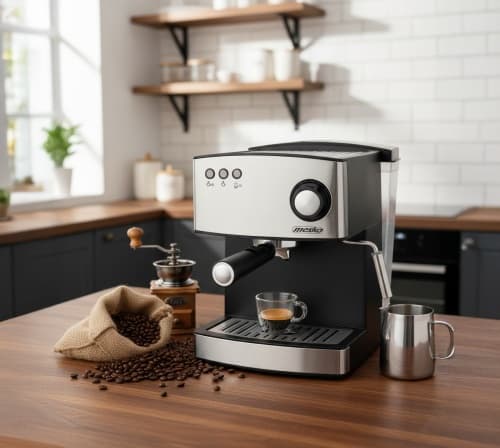 MESKO MS 4403 Espresso Kavni Aparat, 15 Bar 7