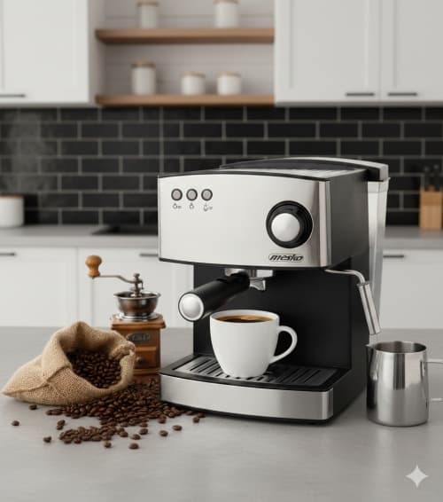 MESKO MS 4403 Espresso Kavni Aparat, 15 Bar 8