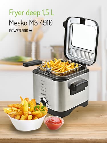 MESKO MS 4910 Fryteznica 1.5L 7