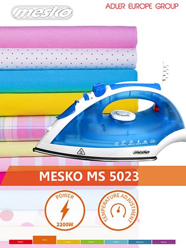 MESKO MS 5023 Likalnik 2200W - Jeklena Plošča 6