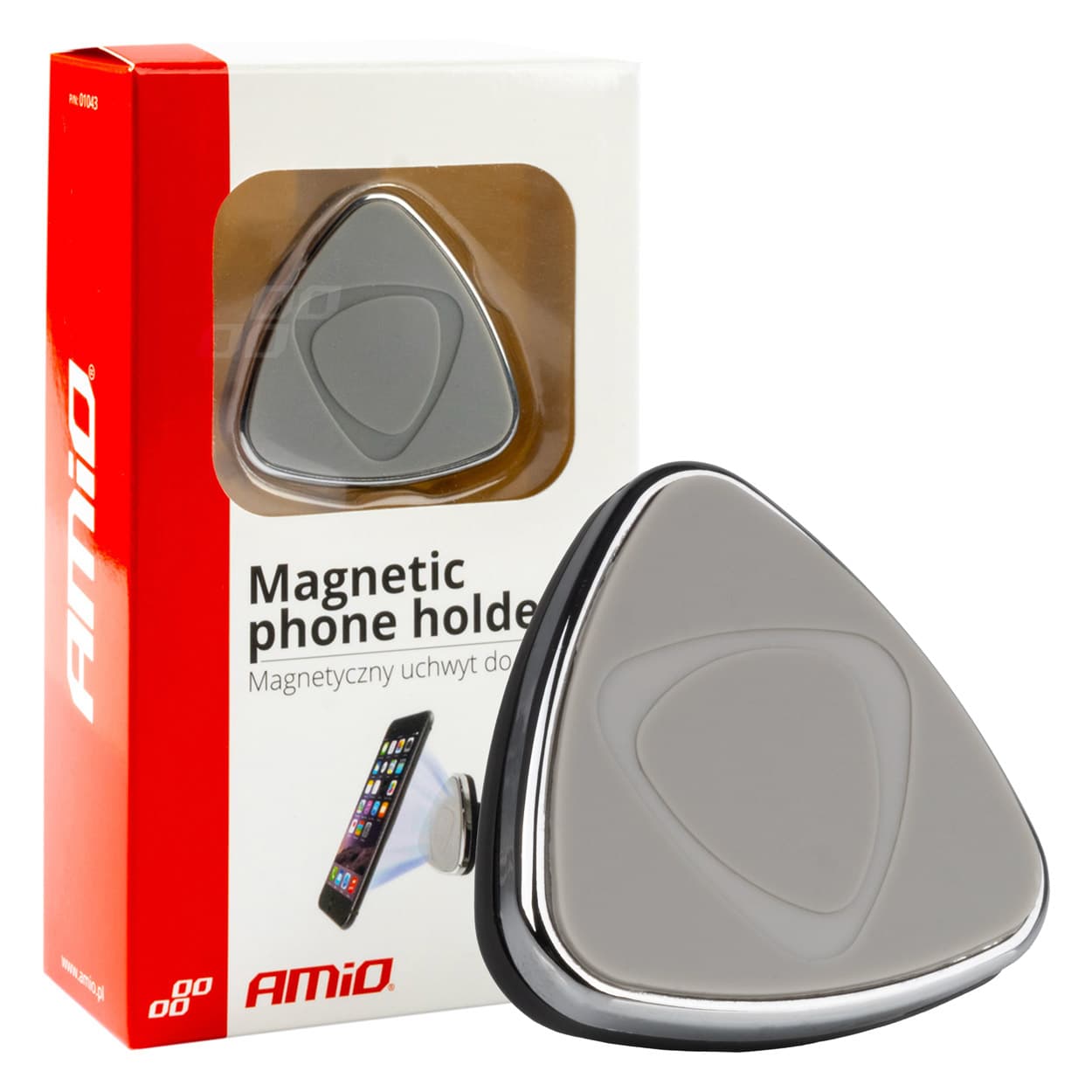 Magnetno držalo za telefon AMiO Hold-01, za zračnik