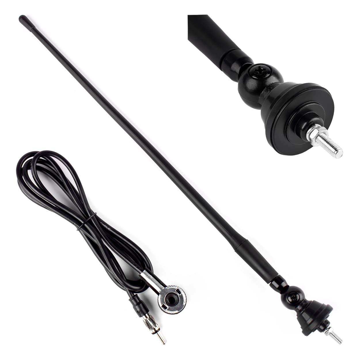 AMiO Antena za avto 34 cm, 5 mm adapter