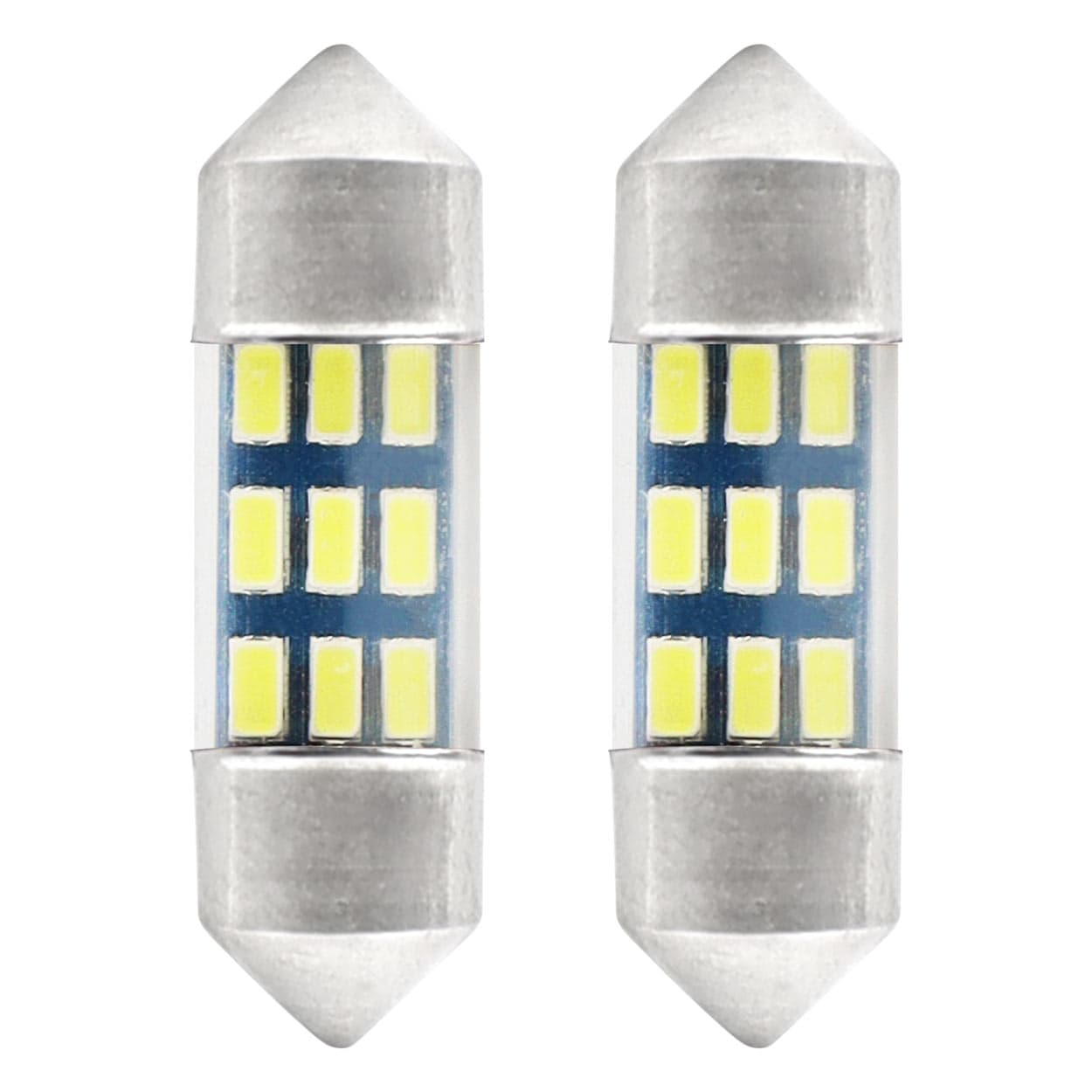LED žarnice AMiO Standard 3014 9SMD Festoon C5W/C10W 31mm bela