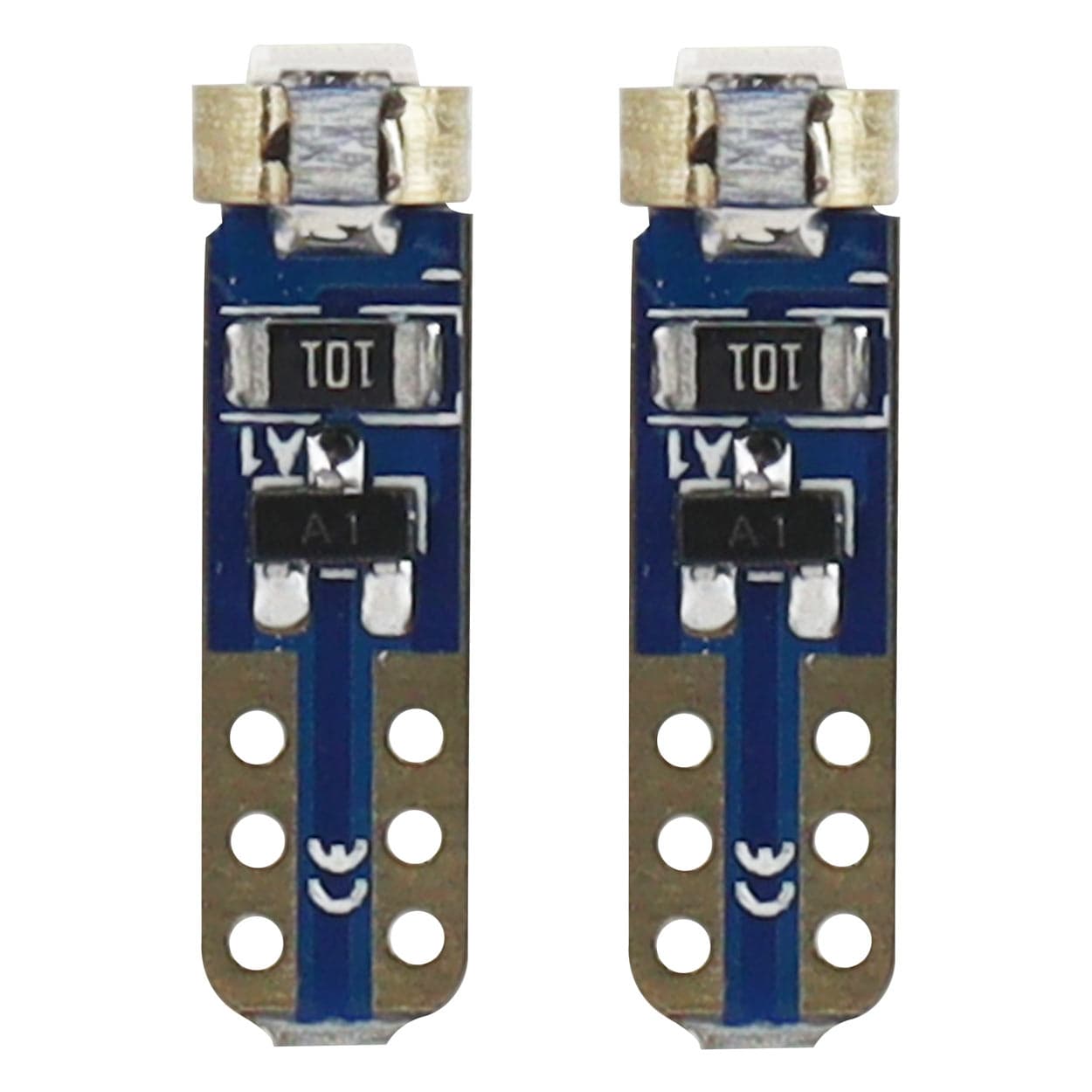 Žarnice AMiO LED T5 W1W (1x 3030 SMD) High Power, bela, 12V