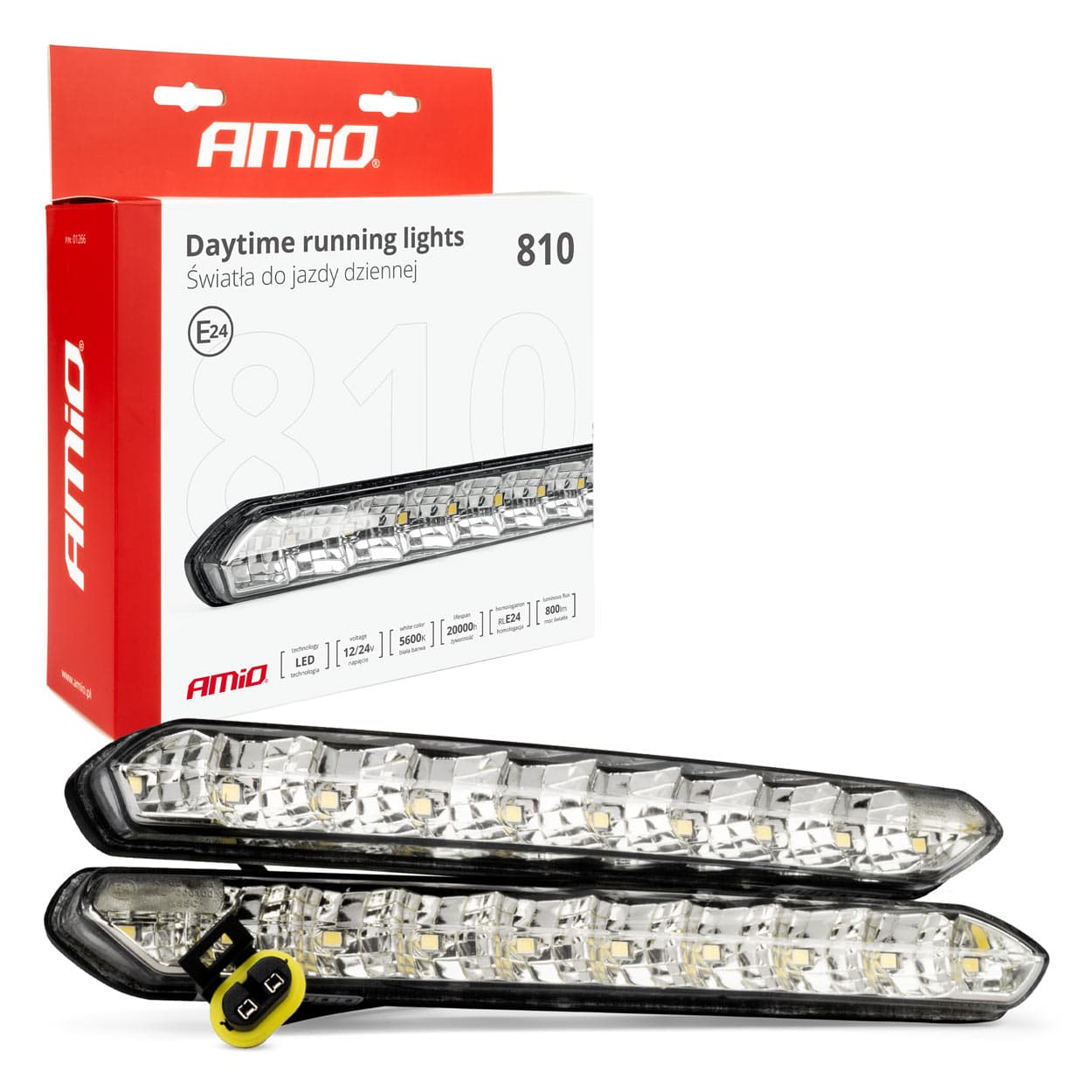 Amio DRL 810 LED Dnevne Luči (185mm)