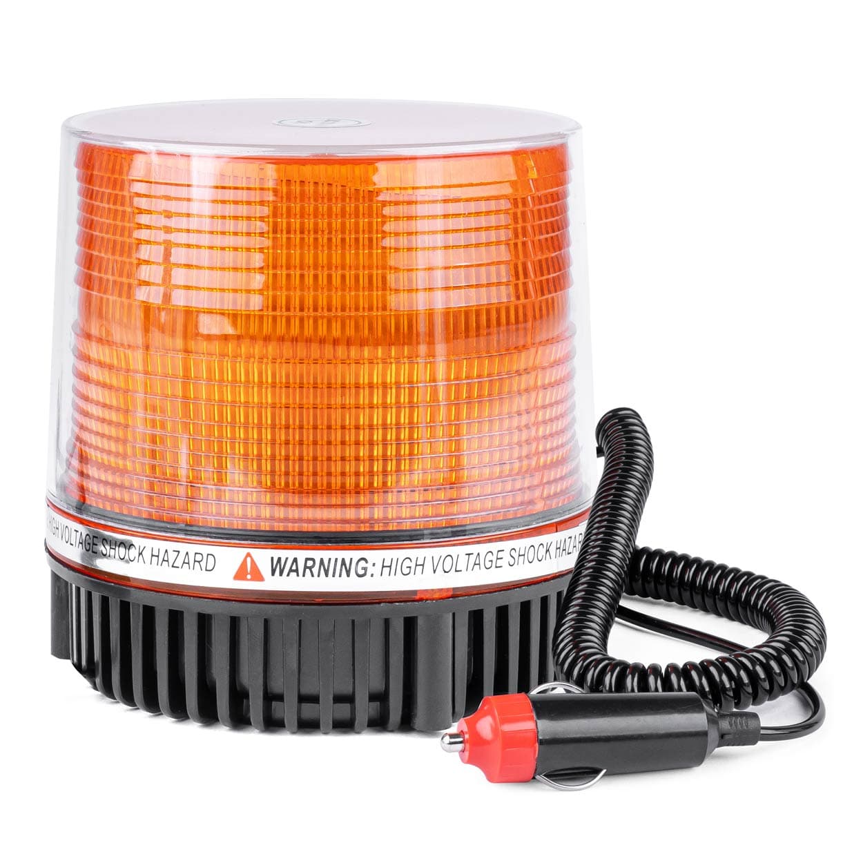 Opozorilna svetilka AMiO LED STROBOSKOPSKA, oranžna, 24V (kogut)