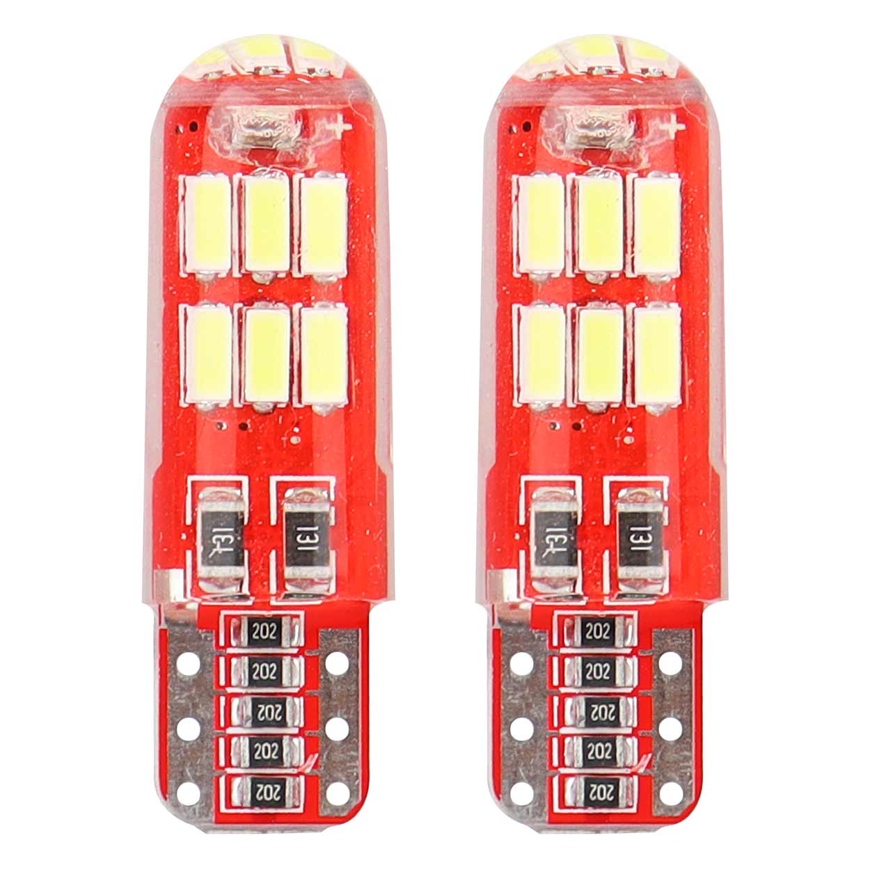 AMiO LED žarnici Canbus T10 W5W (15xSMD 4014) - bela 12V