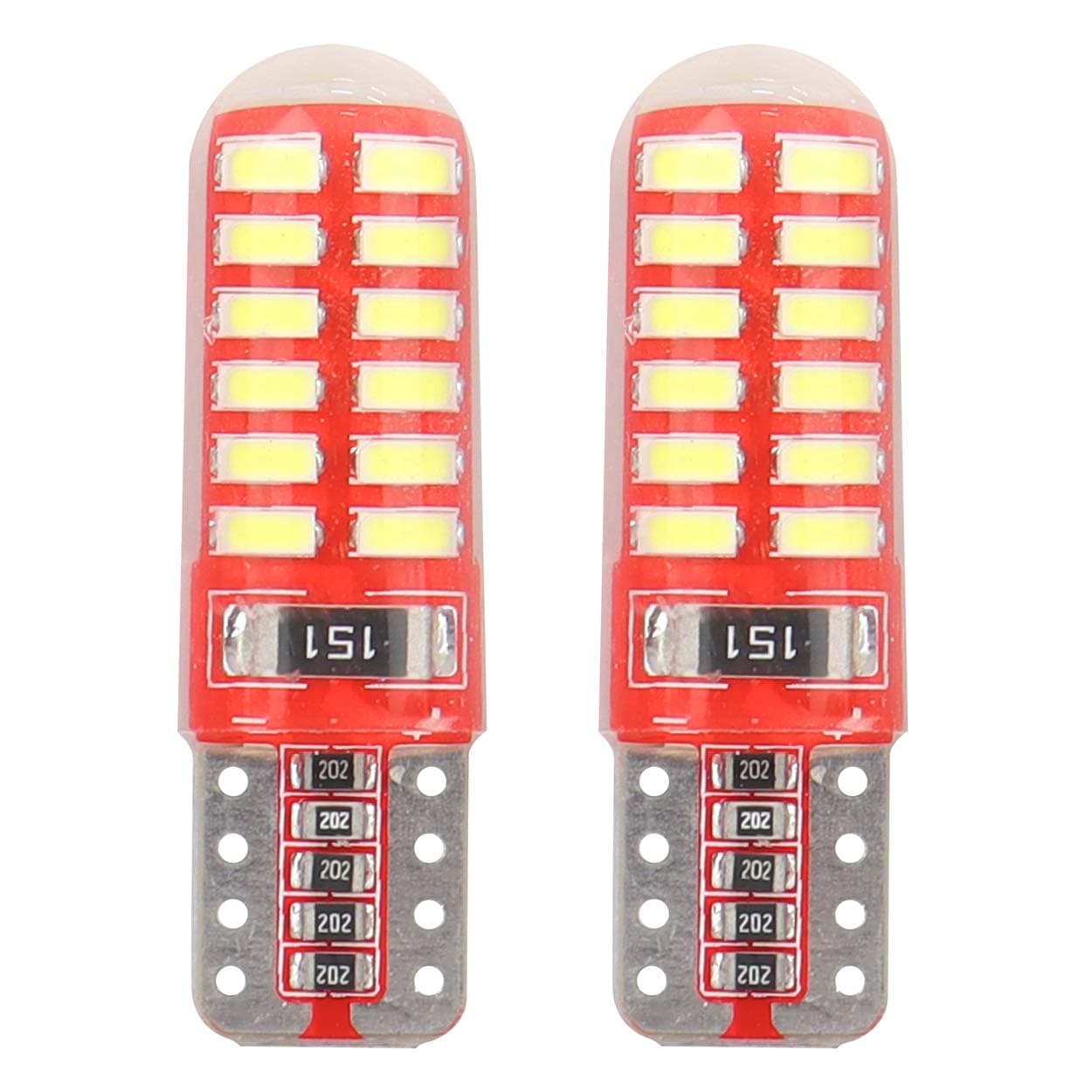 AMiO LED žarnica T10 W5W Canbus 24xSMD 3014 Silca White