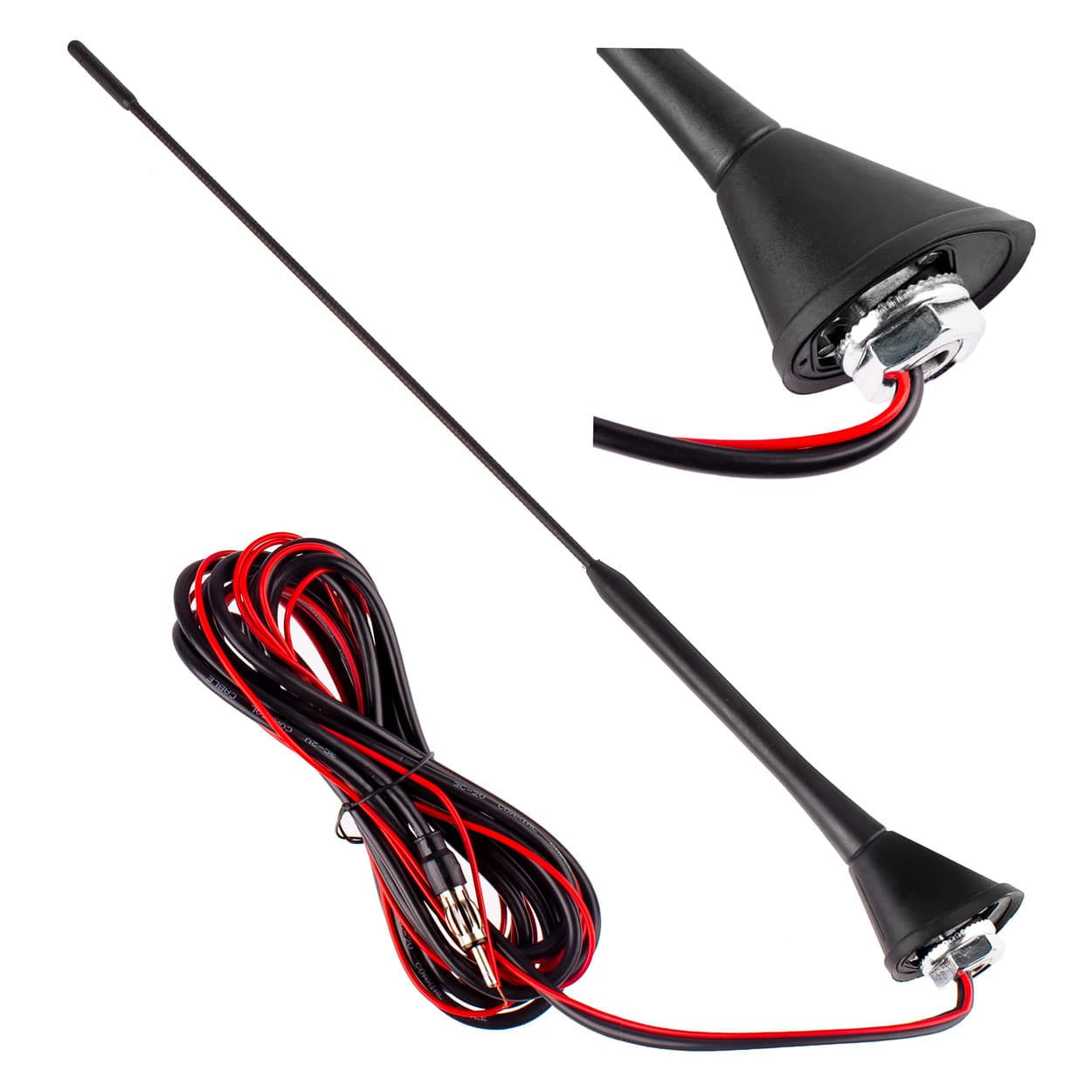Avtomobilska antena AMiO 40 cm z ojačevalcem