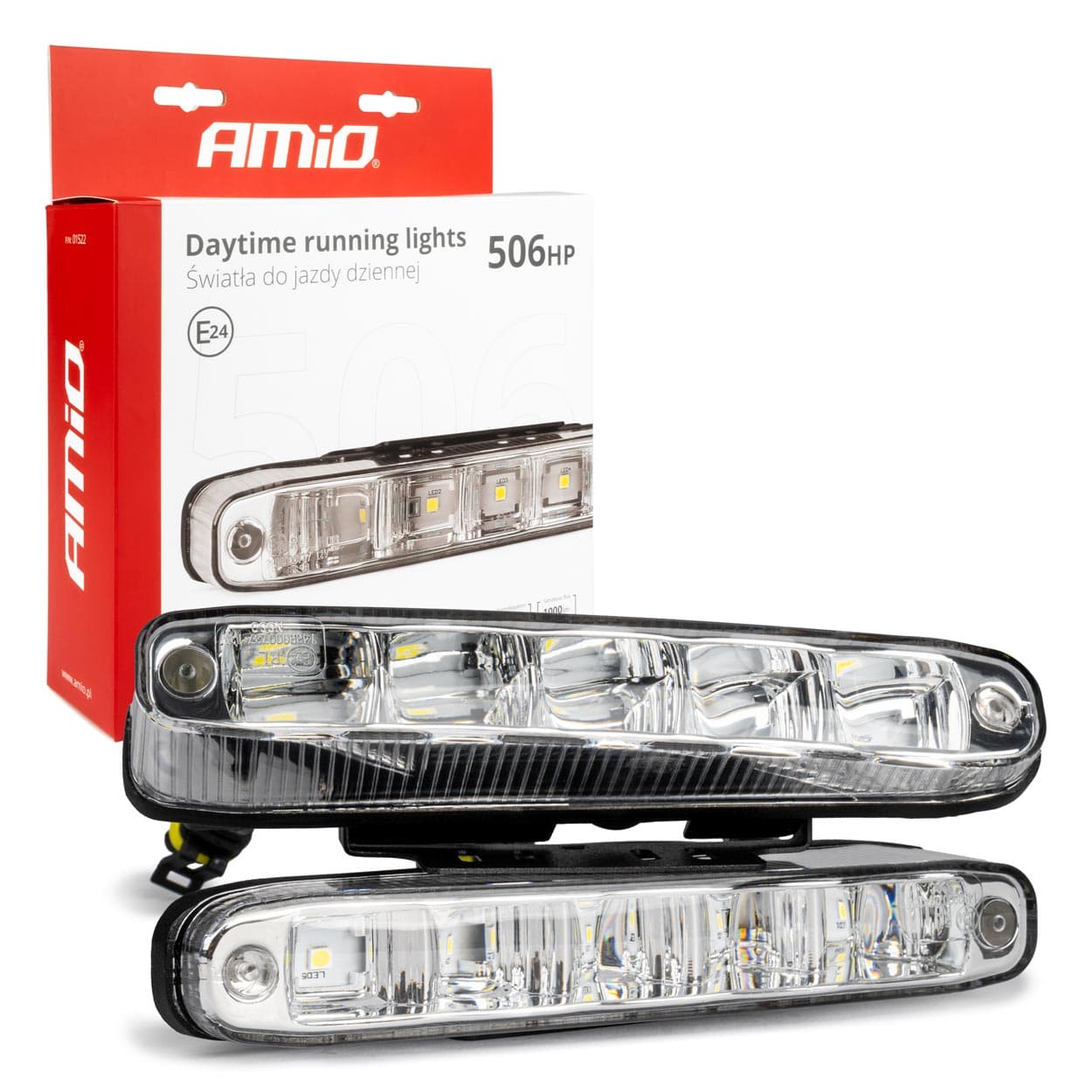 Dnevne luči AMiO DRL 506 HP (12-24V, Homologirane)