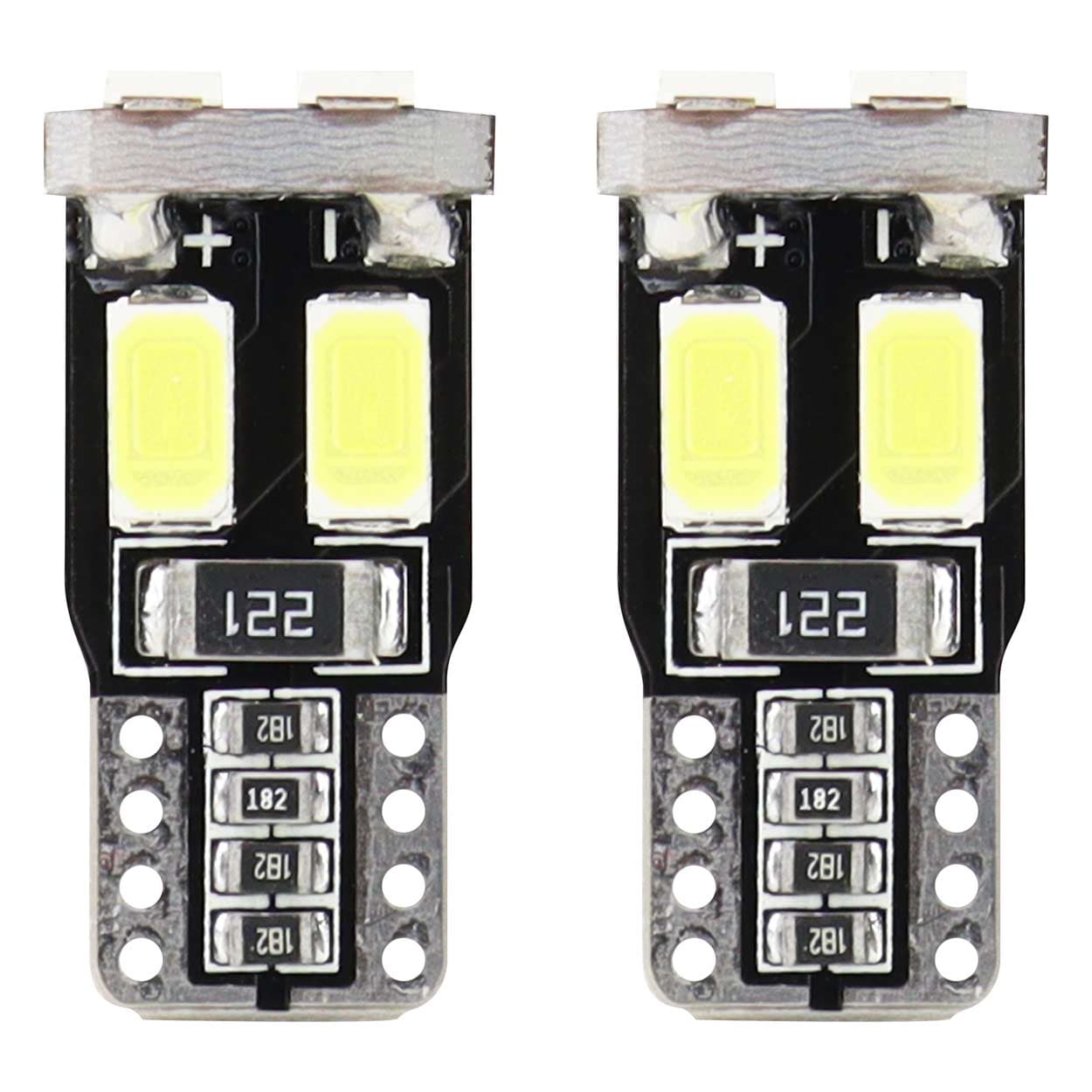 LED žarnici T10 W5W Canbus 6SMD 5730, bela