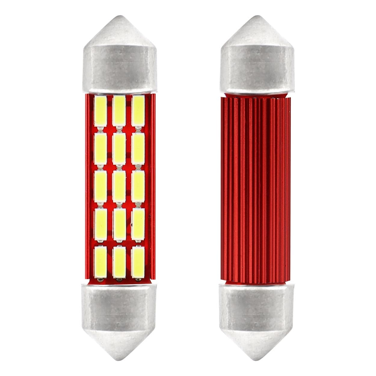 LED žarnica AMiO CANBUS Festoon C5W (41mm), bela, 12V/24V, 20x SMD 4014