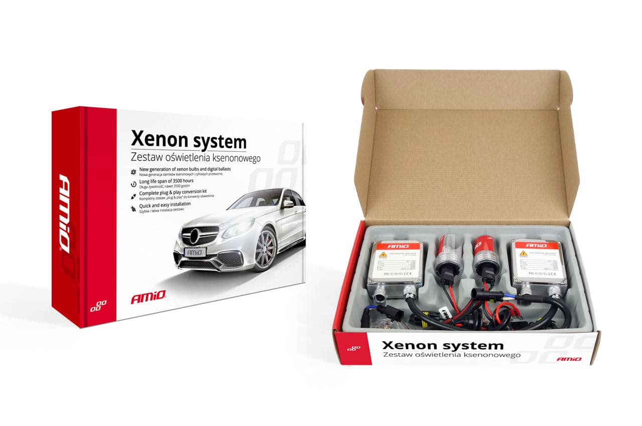 AMiO HID set, H8/H9/H11, 4300K