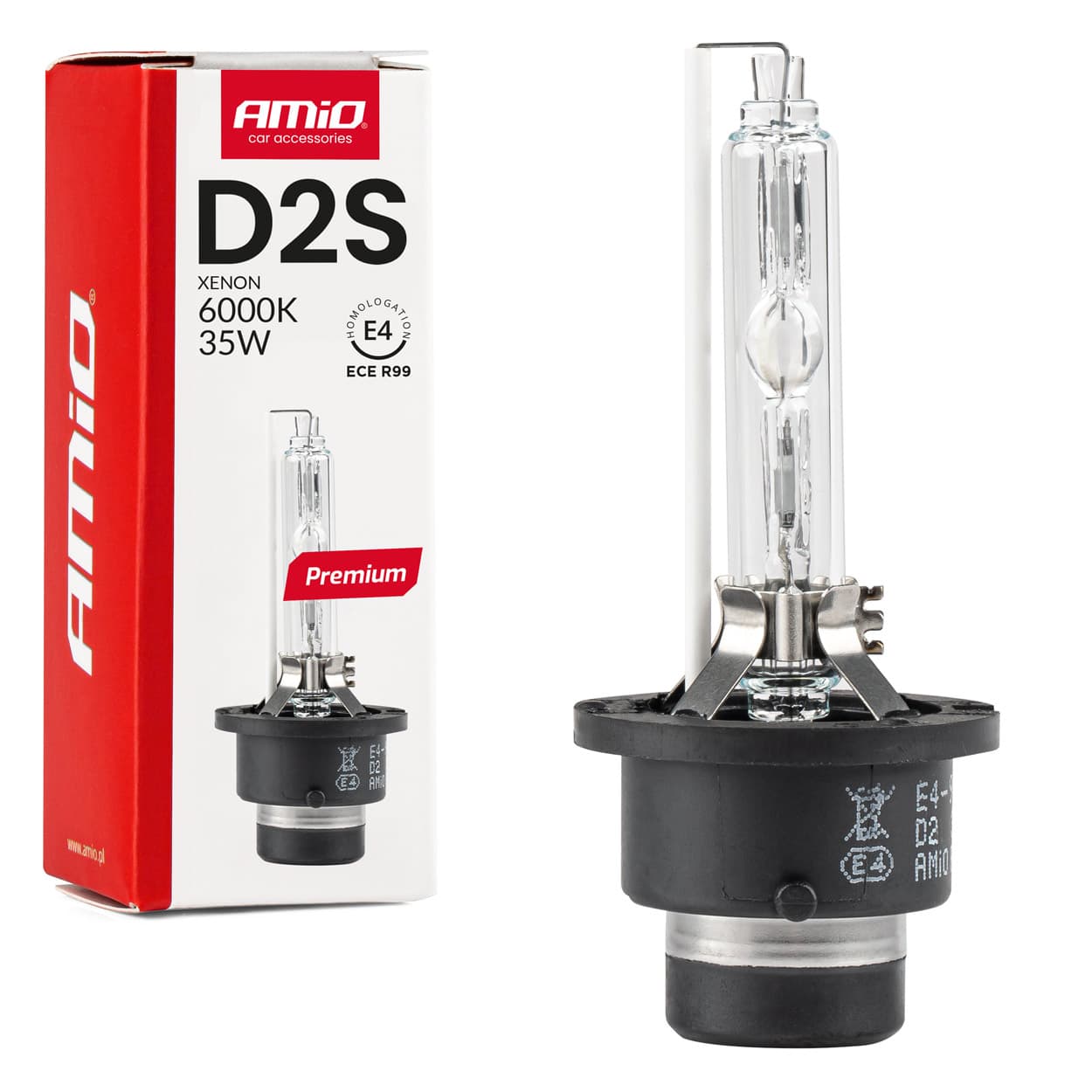 Xenon žarnica AMiO D2S Premium 6000K