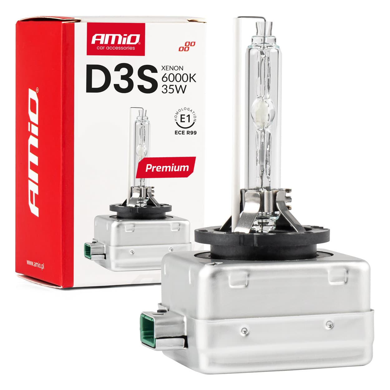 AMiO Xenon žarnica D3S 6000K