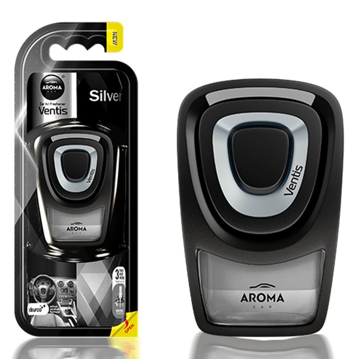 AROMA CAR Odzračevalnik zraka Ventis Silver