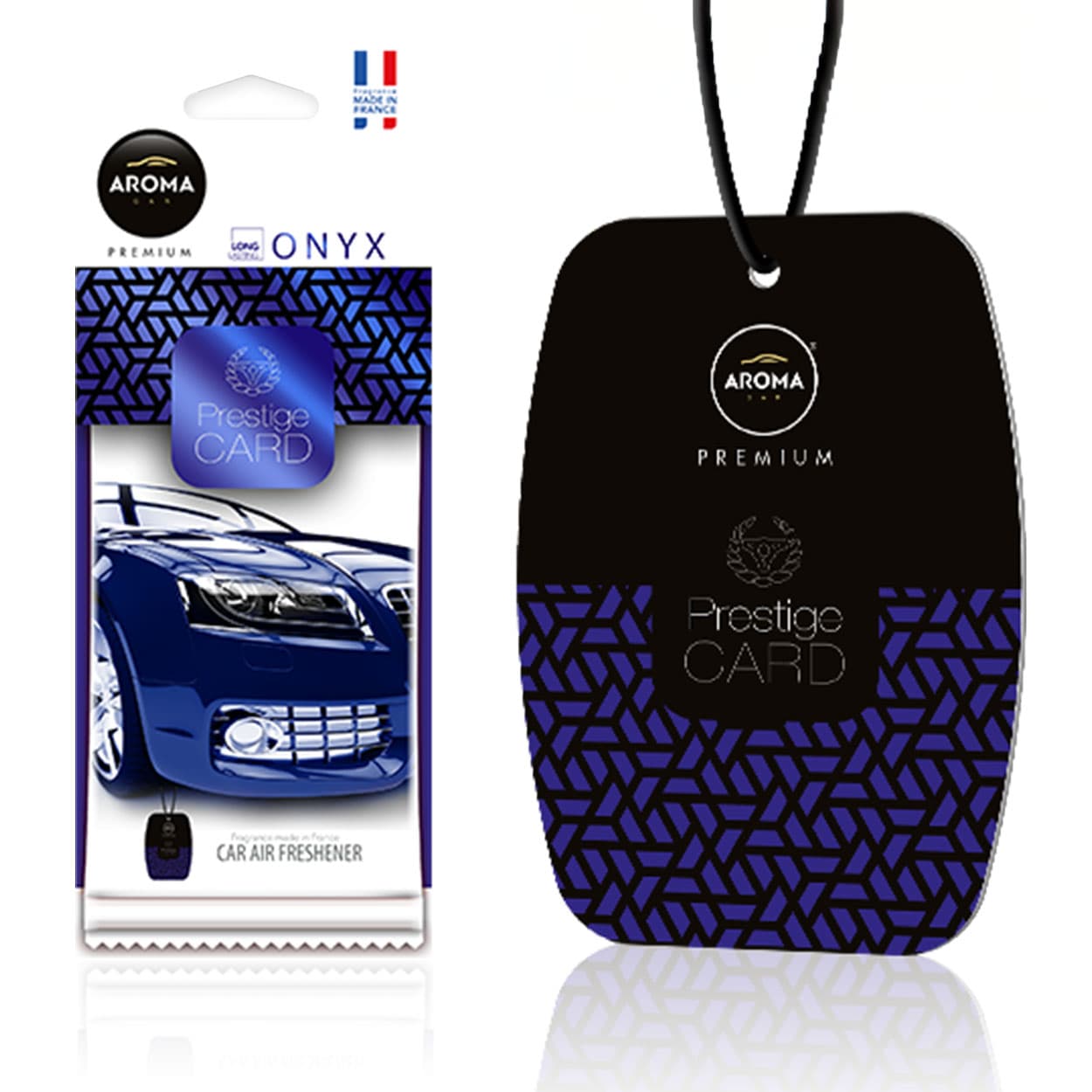 AROMA CAR osvežilec zraka Prestige Card Onyx, obešanka