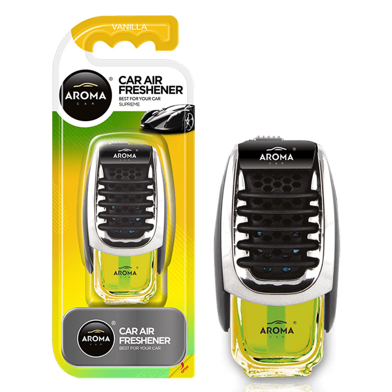 AROMA CAR Aroma Supreme osvežilček za avto, vanilija