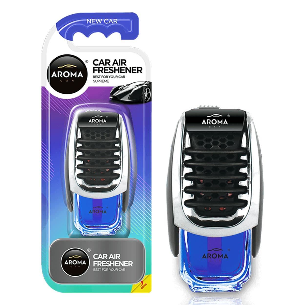 AROMA CAR Aroma Supreme osvežilček za avto, nov avto