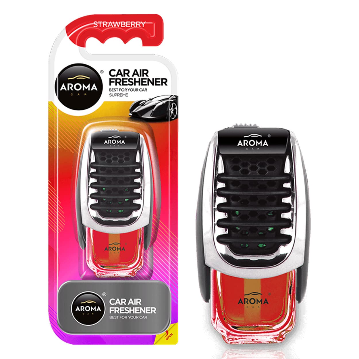 AROMA CAR Aroma Supreme osvežilec zraka, jagoda