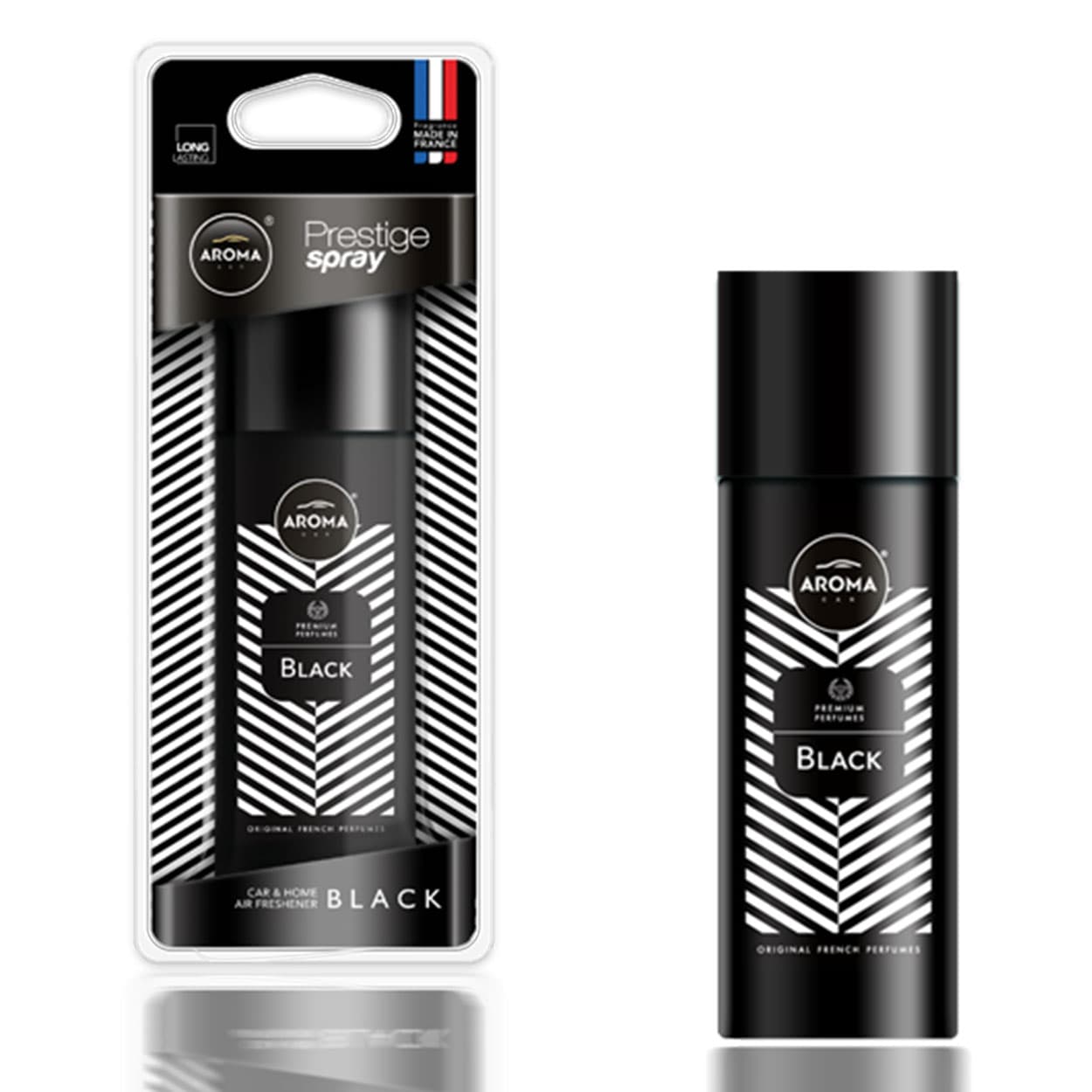 AROMA CAR prestige osvežilc zraka, spray črn