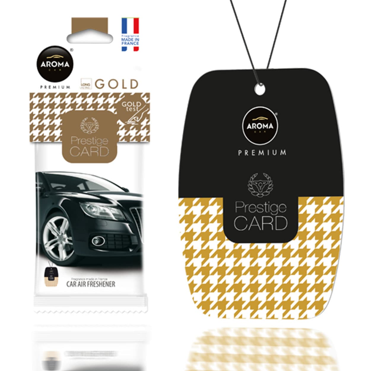 AROMA CAR prestige osvežilc zraka, kartica zlatna