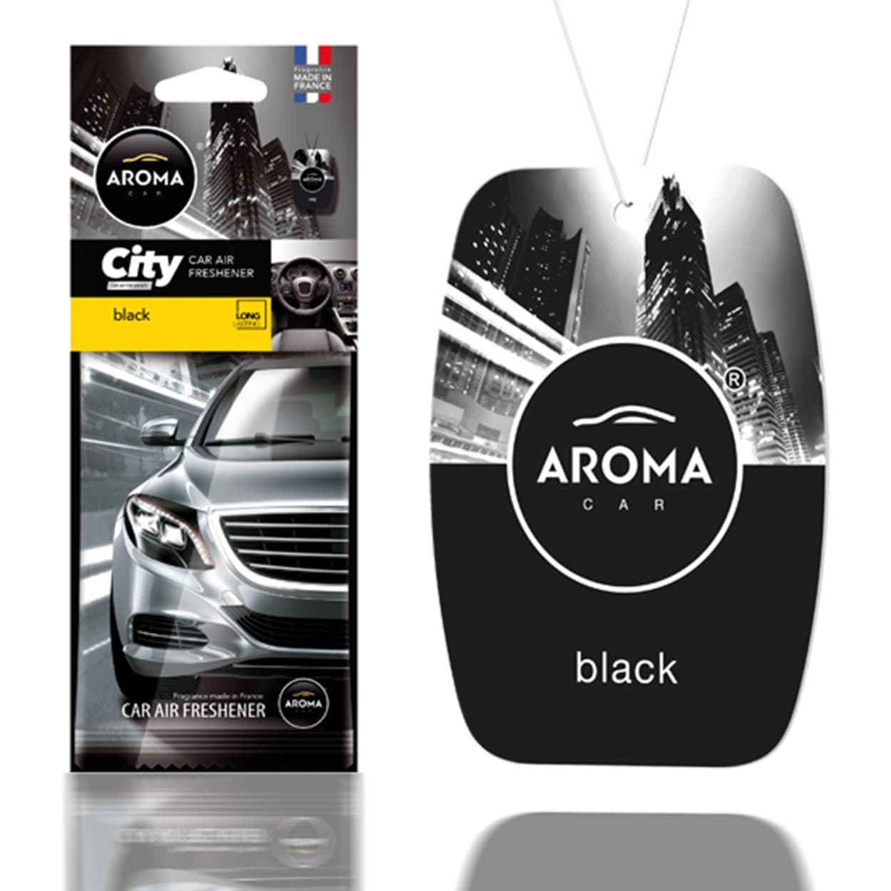 Osvežilnik zraka AROMA CAR City Card, black