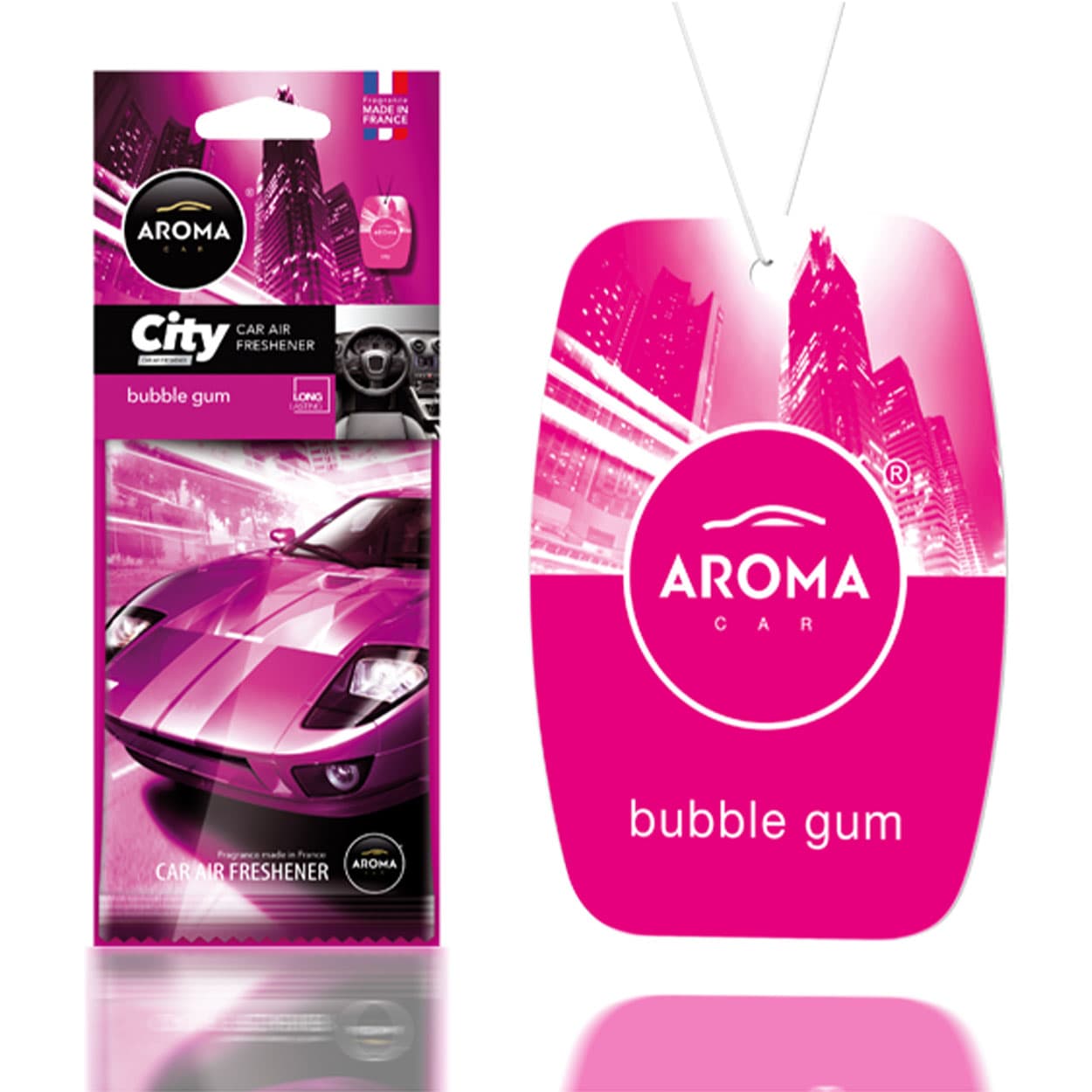 Osvežilnik zraka AROMA CAR City Card, bubble gum