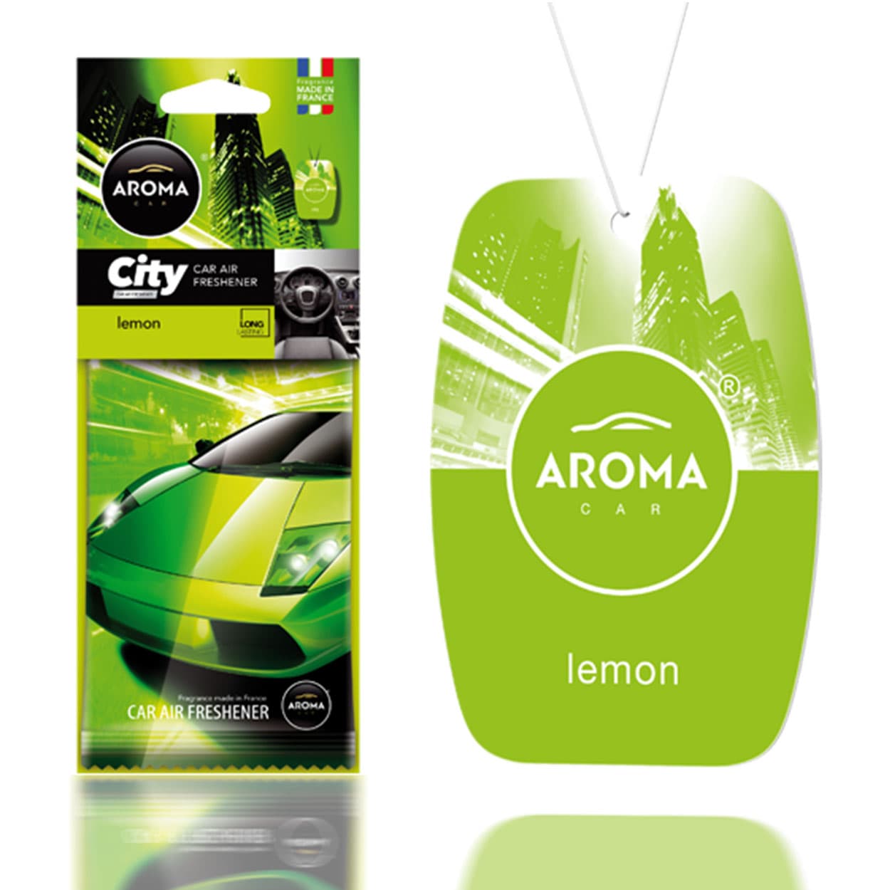 AROMA CAR Odzračevalnik zraka City Card Lemon